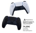 MANETTE SANS FIL PS5 DUALSENSE en promo chez Super U Vénissieux à 74,99 €