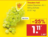 Trauben hell Angebot in Orsingen-Nenzingen Trauben hell im aktuellen Prospekt bei Netto Marken-Discount in Orsingen-Nenzingen