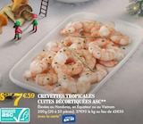 Crevettes tropicales cuites décortiquées ASC - picard dans le catalogue Picard