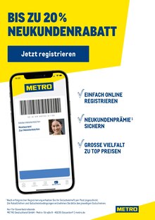 Metro Hannover Prospekt der aktuellen Woche, gültig von 01.12.2022 bis 07.12.2022 Aktueller Metro Hannover Prospekt "Non-Food" mit 26 Seiten