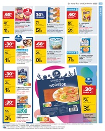 Prix et réduction Poisson dans le prospectus Carrefour en cours Offre Poisson dans le catalogue Carrefour du moment à la page 23