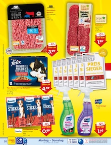 Felix Katzenfutter im Netto Marken-Discount Prospekt "Aktuelle Angebote" mit 67 Seiten (Mannheim)