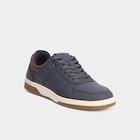 Tennis basses à lacets bleu marine homme dans le catalogue La Halle