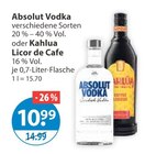 Absolut Vodka im V-Markt Prospekt Absolut Vodka von im aktuellen V-Markt Prospekt für 10,99 €