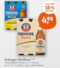 Weißbier von Erdinger im aktuellen tegut Prospekt für 4,99 €