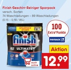 Aktuelles Geschirr-Reiniger Sparpack Angebot bei Netto Marken-Discount in Saarbrücken ab 12,99 €