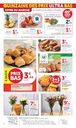 Prix et réduction Viennoiserie dans le prospectus U Express en cours Offre Viennoiserie dans le catalogue U Express du moment à la page 6