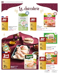 Prix et réduction Saucisse Halal dans le prospectus Carrefour en cours Offre Saucisse Halal dans le catalogue Carrefour du moment à la page 6