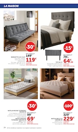 Promos Canapé dans le catalogue "LES PRIX BAS Spécial maison" de Hyper U Canapé en promo dans le catalogue Hyper U à la page 28