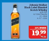 Black Label Blended Scotch Whisky im Angebot bei Marktkauf in Schwabach Black Label Blended Scotch Whisky Angebote von Johnnie Walker bei Marktkauf Schwabach für 19,99 €