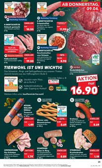 Rindfleisch im Kaufland Prospekt "Aktuelle Angebote" mit 58 Seiten (Braunschweig)