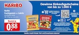 Haribo Fruchtgummi oder Lakritz Angebote bei famila Nordost Elmshorn für 0,88 €