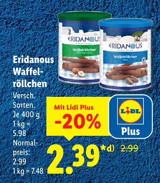 Waffelröllchen