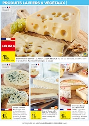 Promos Fourme D'ambert dans le catalogue "PRODUITS LAITIERS & VÉGÉTAUX !" de Carrefour à la page 16