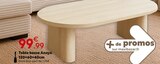 Table basse Anaya en promo chez Maxi Bazar Lille à 99,99 €