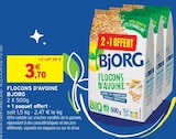 Flocons d'Avoine - Bjorg en promo à 3,70 € chez Intermarché Super Flocons d'Avoine - Bjorg dans le catalogue Intermarché Super