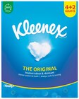BOITE MOUCHOIRS THE ORIGINAL X4+2 BOITES OFFERTES - KLEENEX en promo chez Intermarché BOITE MOUCHOIRS THE ORIGINAL X4+2 BOITES OFFERTES - KLEENEX dans le catalogue Intermarché