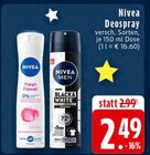 Fresh Flower Deospray Angebote von Nivea bei E center Mülheim für 2,49 €