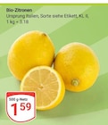 Bio-Zitronen im Angebot bei GLOBUS in Siegen Bio-Zitronen Angebote bei GLOBUS Siegen für 1,59 €