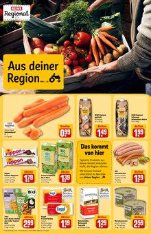 Bratwurst im aktuellen REWE Prospekt (Heidelberg) Bratwurst im REWE Prospekt "Dein Markt" mit 30 Seiten (Heidelberg)