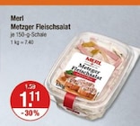 Metzger Fleischsalat von Merl im aktuellen V-Markt Prospekt für 1,11 €