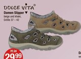 Damen Slipper von DOLCE VITA für 29,99 € bei V-Markt im Angebot Damen Slipper von DOLCE VITA im aktuellen V-Markt Prospekt