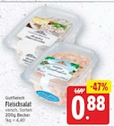 Fleischsalat von Gutfleisch für 0,88 € bei E center im Angebot Fleischsalat von Gutfleisch im aktuellen E center Prospekt