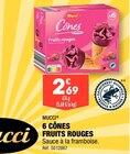 6 CÔNES FRUITS ROUGES - MUCCI en promo chez Aldi 6 CÔNES FRUITS ROUGES - MUCCI dans le catalogue Aldi