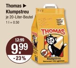 Klumpstreu Angebote von Thomas bei V-Markt Regensburg für 9,99 €