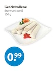 Geschwollene Bratwurst weiß bei V-Markt im Füssen Prospekt für 0,99 €