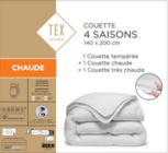 Couette "4 saisons" - TEX HOME en promo chez Carrefour Argenteuil à 22,49 €