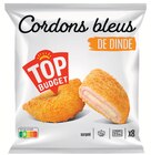 Cordons bleus de dinde surgelés - TOP BUDGET - Intermarché Contact à Romans-sur-Isère Cordons bleus de dinde surgelés - TOP BUDGET en promo chez Intermarché Contact Romans-sur-Isère à 3,92 €
