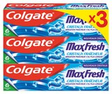 Dentifrice Max Fresh Cristaux Fraîcheur - COLGATE dans le catalogue Intermarché
