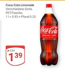 Aktuelles Limonade Angebot bei GLOBUS in Koblenz ab 1,39 €