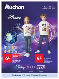 Offre Disney dans le catalogue Auchan Hypermarché du moment à la page 1