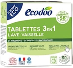 Tablettes lave-vaisselle 3 en 1 - ECODOO en promo chez NaturéO Levallois-Perret à 10,25 €