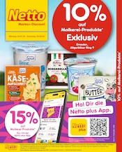 Aktueller Netto Marken-Discount Discounter Prospekt in Pesterwitz und Umgebung, "10% auf Molkerei-Produkte" mit 2 Seiten, 28.07.2025 - 02.08.2025