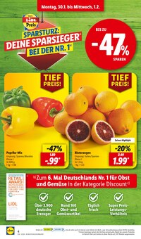 Backzutaten Angebot im Lidl Prospekt, gültig von 30.01.2023 bis 04.02.2023 Backzutaten Angebot im aktuellen Lidl Prospekt auf Seite 4