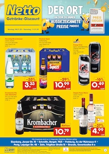 Netto Marken-Discount Prospekt DER ORT, AN DEM DU IMMER AUSGEZEICHNETE PREISE FINDEST. mit 2 Seiten