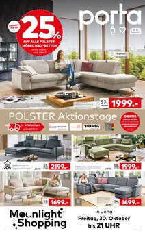 Sofa im aktuellen porta Möbel Prospekt (Jena) Sofa im porta Möbel Prospekt "Polster Aktionstage" mit 4 Seiten (Jena)