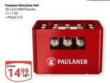 Münchner Hell von Paulaner im aktuellen GLOBUS Prospekt