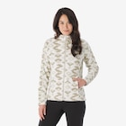 Fleecejacke Damen Reißverschluss Wandern - MH500 rot von QUECHUA im aktuellen Decathlon Prospekt