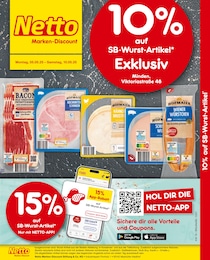 Discounter Prospekt von Netto Marken-Discount Minden Netto Marken-Discount Prospekt: "10% auf SB-Wurst-Artikel", 2 Seiten, 05.05.2025 - 10.05.2025
