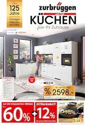 ZurbrĂŒggen Möbel & Einrichtung Prospekt der aktuellen Woche mit 16 Seiten, gĂŒltig von 04.04.2026 bis 23.05.2026, in Twistringen und Umgebung Aktueller ZurbrĂŒggen Möbel & Einrichtung Prospekt in Twistringen und Umgebung, "KĂŒchen fĂŒr Ihr Zuhause" mit 16 Seiten, 04.04.2026 - 23.05.2026