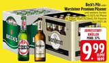 Beck's Pils oder Warsteiner Premium Pilsener Angebote von Beck's bei EDEKA Germering für 9,99 €