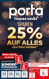 Aktueller porta Möbel Neukyhna Prospekt "FROHES NEUES SPAREN!" mit 4 Seiten