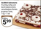 Sahnetorte im Angebot bei GLOBUS in Bad Homburg Sahnetorte Angebote von GLOBUS bei GLOBUS Bad Homburg für 5,99 €