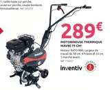 Motobineuse Thermique MAV80 79 CM³ - Inventiv en promo chez Mr.Bricolage Sarcelles à 289,00 €