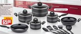 Kochtopf-Set Milano Nero im Angebot bei REWE in Darmstadt Kochtopf-Set Milano Nero Angebote bei REWE Darmstadt für 65,00 €