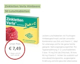 Zinkletten Verla Himbeere von Verla im aktuellen LINDA Partnerapotheke Prospekt für 7,49 €